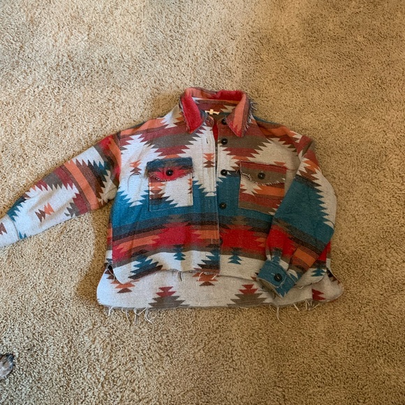 Western Aztec Shacket - Picture 2 of 4